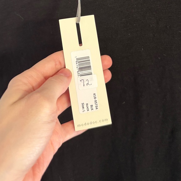 Mododoc Black short sleeve dress - Picture 2 of 4